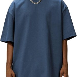 Men's Loose-Fitting Pure Cotton T-Shirt, Heavyweight T-Shirt