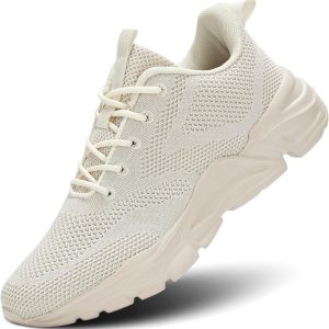 Mens Road-Running Shoes Walking Shoes Fashion Athletic Sneakers Working Gym Comfort Lightweight Mesh Shoes