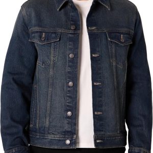 Men's Low Stretch Regular-Fit Denim Jacket